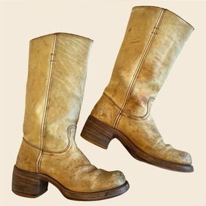 Vintage Frye Campus Boots